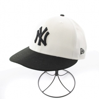 ニューエラー(NEW ERA)のNEW ERA ニューヨークヤンキース ベースボールキャップ 野球帽 白 黒(キャップ)