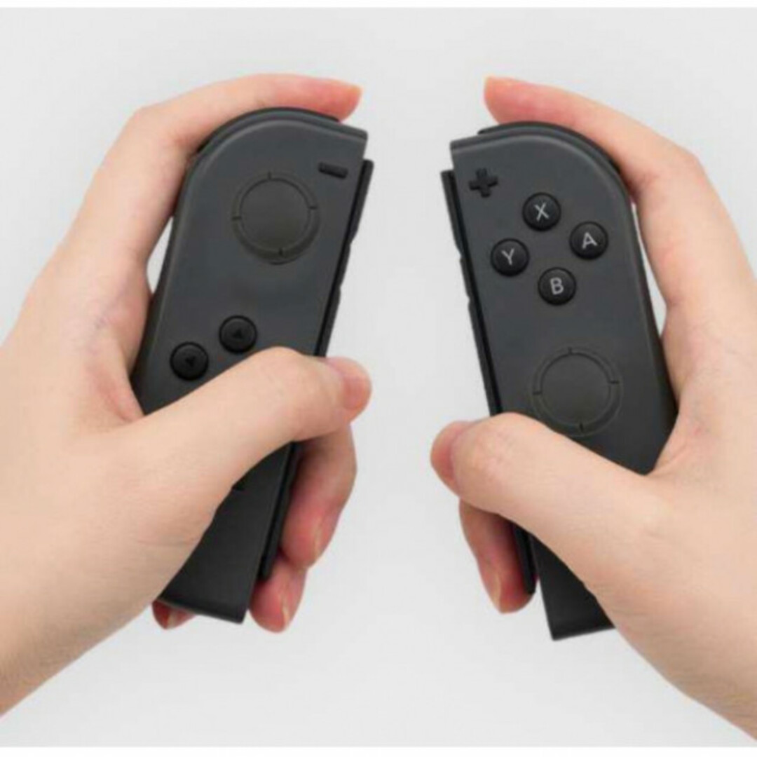 スイッチ ジョイコン スティックカバー 黒2個  Joy-Con　スイッチライト エンタメ/ホビーのゲームソフト/ゲーム機本体(その他)の商品写真