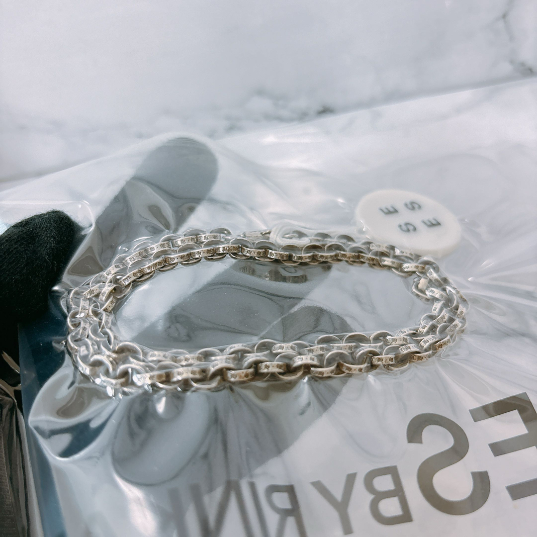 Chrome Hearts(クロムハーツ)のChrome Hearts クロムハーツ ペーパーチェーン ネックレス 18 メンズのアクセサリー(ネックレス)の商品写真