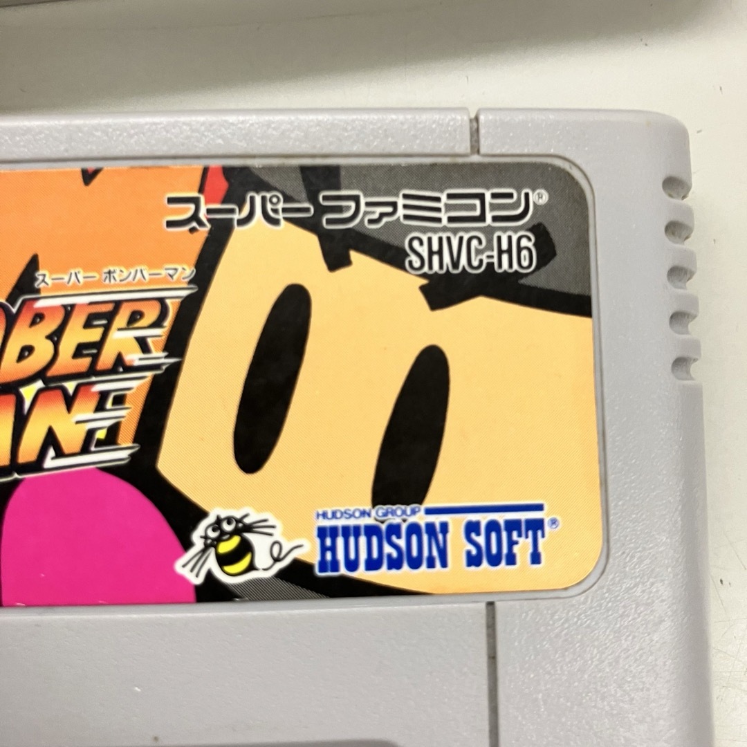 スーパーファミコン(スーパーファミコン)の【動作確認済み】SFCスーパーファミコン『ボンバーマン』『ボンバーマン5』セット エンタメ/ホビーのゲームソフト/ゲーム機本体(家庭用ゲームソフト)の商品写真