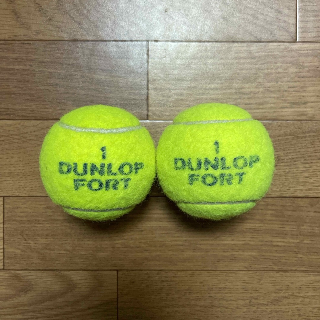 DUNLOP(ダンロップ)のダンロップテニスボール　２個　送料無料　1番 スポーツ/アウトドアのテニス(ボール)の商品写真