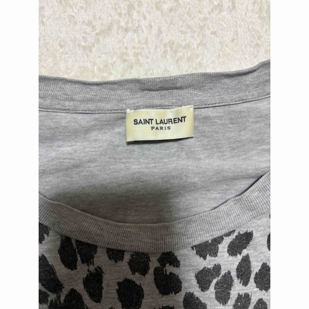 Saint Laurent(サンローラン)のサンローラン　ベイビーキャット　レオパード柄　Tシャツ メンズのトップス(Tシャツ/カットソー(半袖/袖なし))の商品写真