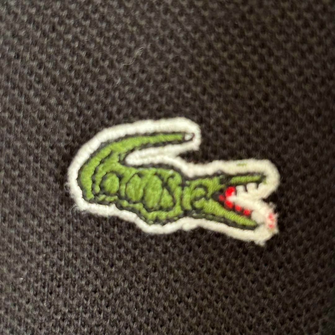 LACOSTE(ラコステ)のラコステ ポロワンピース シェルボタン ボタンダウン 美品 ブラック 42 スポーツ/アウトドアのゴルフ(ウエア)の商品写真