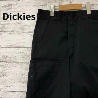 ディッキーズ(Dickies)のDickies Loose Fit ハーフパンツ 黒 ライブ フェス(ショートパンツ)