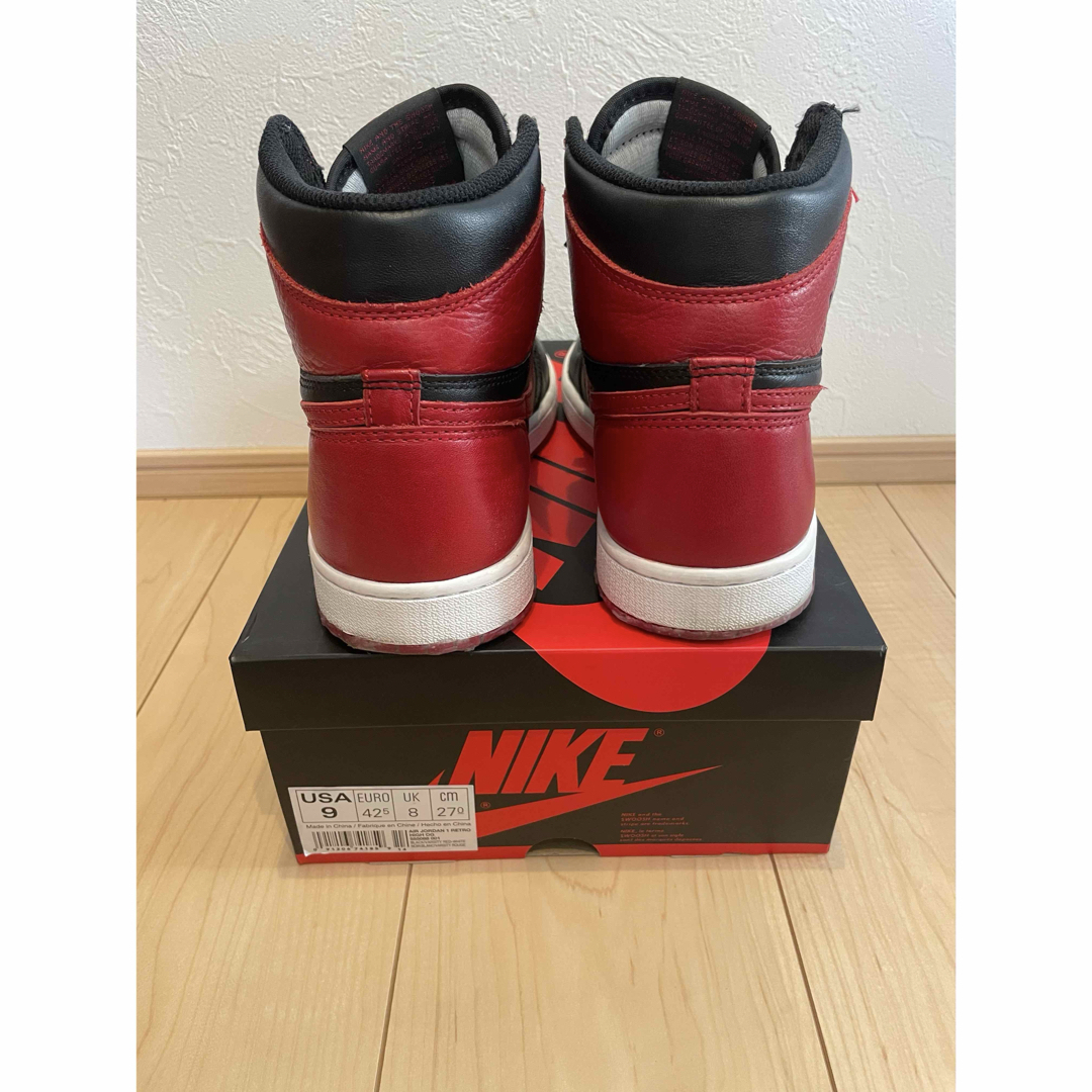 NIKE(ナイキ)のNike Air Jordan1 Banned 2016ジョーダン1 ブレッド メンズの靴/シューズ(スニーカー)の商品写真