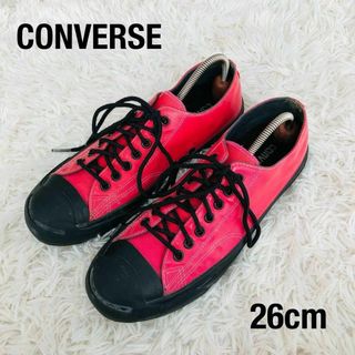 コンバース(CONVERSE)のコンバースジャックパーセル　エナメルピンク　CONVERSE26cm(スニーカー)