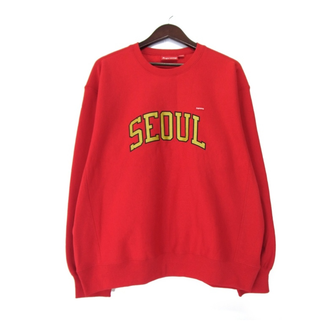 Supreme(シュプリーム)のシュプリーム Supreme ■ 【 Seoul Shop Small Box Crewneck 】 ソウル ショップ スモール ボックスロゴ クルーネック スウェット トレーナー　h0777 メンズのトップス(スウェット)の商品写真