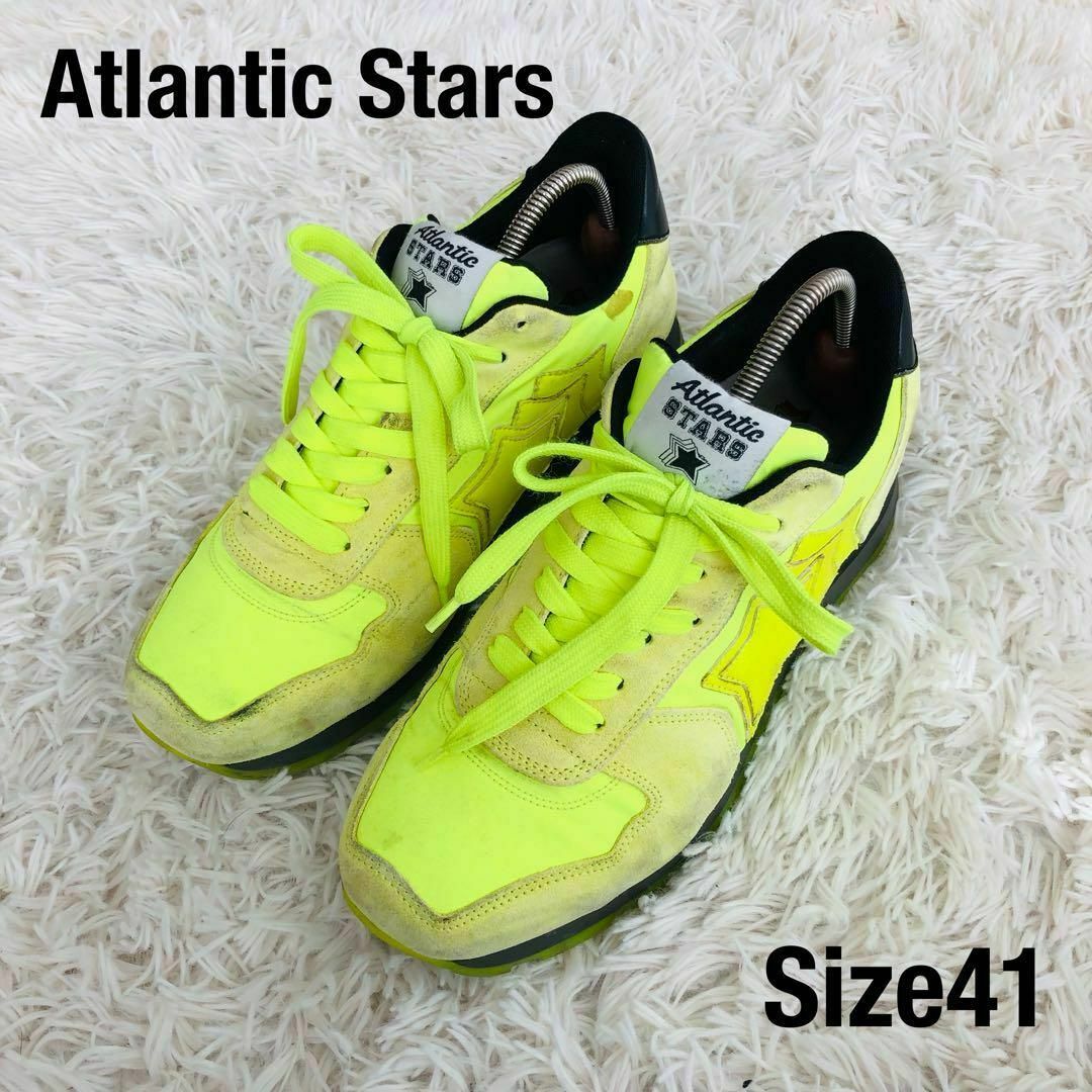 Atlantic STARS(アトランティックスターズ)のアトランティックスターズ　スニーカー　蛍光黄色41AtlanticStars メンズの靴/シューズ(スニーカー)の商品写真
