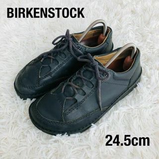 BIRKENSTOCK - BIRKENSTOCKビルケンシュトックバンクーバーレザーブラック黒24.5cm