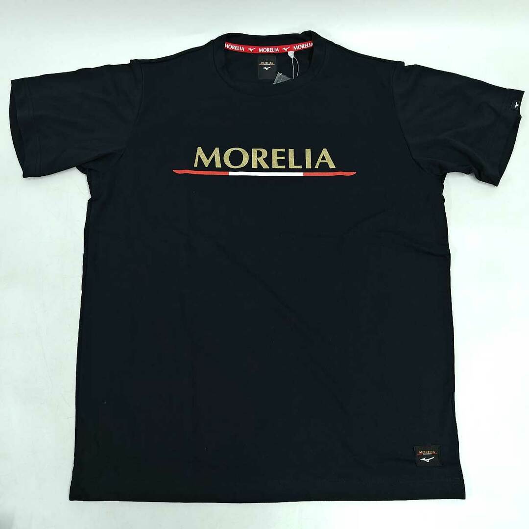 MIZUNO(ミズノ)の【未使用】ミズノ MORELIA モレリア 35th Tシャツ 2XL ブラック P2MA090009 メンズ MIZUNO スポーツ/アウトドアのサッカー/フットサル(ウェア)の商品写真