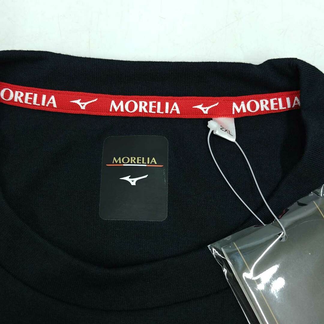 MIZUNO(ミズノ)の【未使用】ミズノ MORELIA モレリア 35th Tシャツ 2XL ブラック P2MA090009 メンズ MIZUNO スポーツ/アウトドアのサッカー/フットサル(ウェア)の商品写真