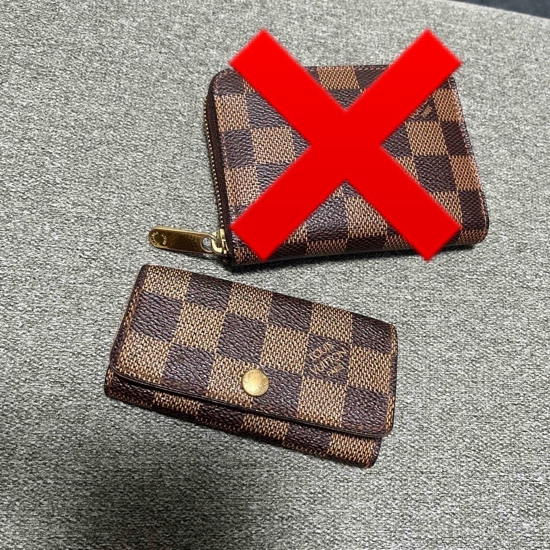 LOUIS VUITTON(ルイヴィトン)のルイヴィトン ダミエ キーケース キーリング メンズのファッション小物(キーケース)の商品写真