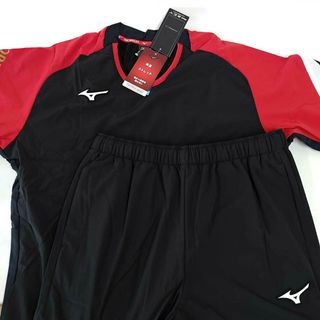 ミズノ(MIZUNO)の【未使用】[上下セット] ミズノ モレリア MORELIA 裏地付きピステシャツ ジャケット パンツ ウインドブレーカー 2XL メンズ MIZUNO(ウェア)