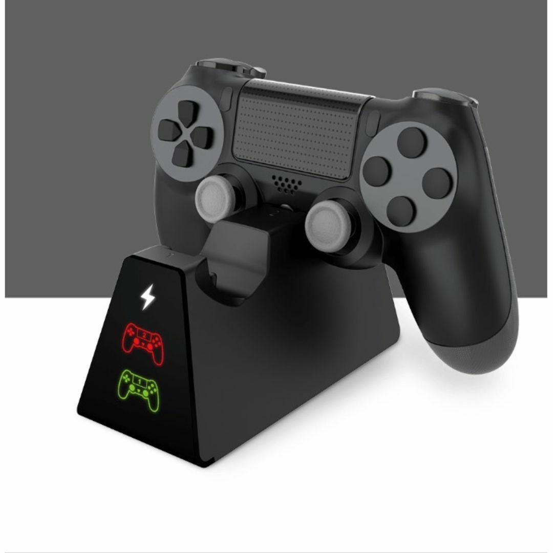 【新品】DOBE PS4コントローラー充電スタンド/指示ランプ/2台同時充電 エンタメ/ホビーのゲームソフト/ゲーム機本体(その他)の商品写真