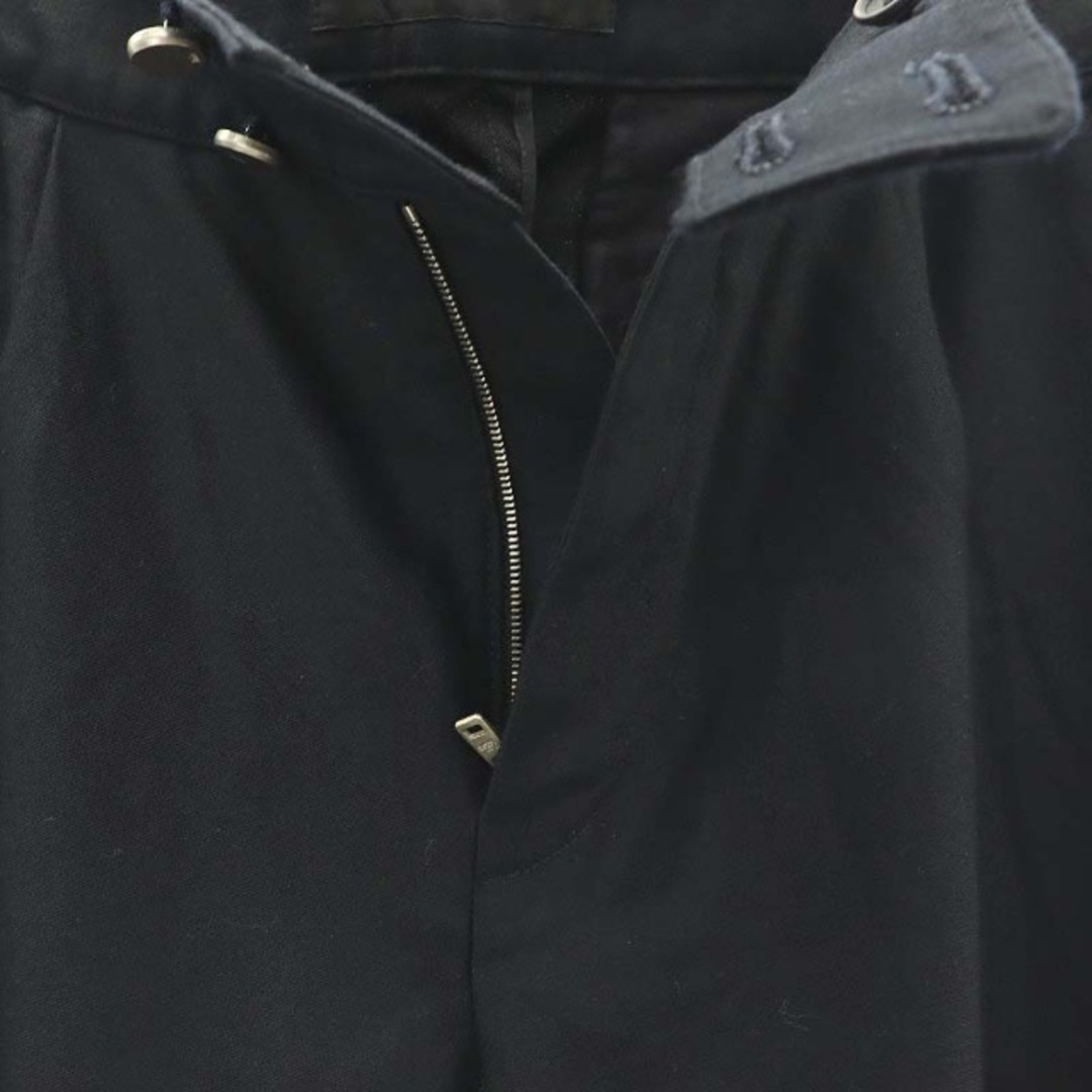 ザ リラクス スーパーワイドパンツウールスラックス タック 36 S 黒 レディースのパンツ(その他)の商品写真