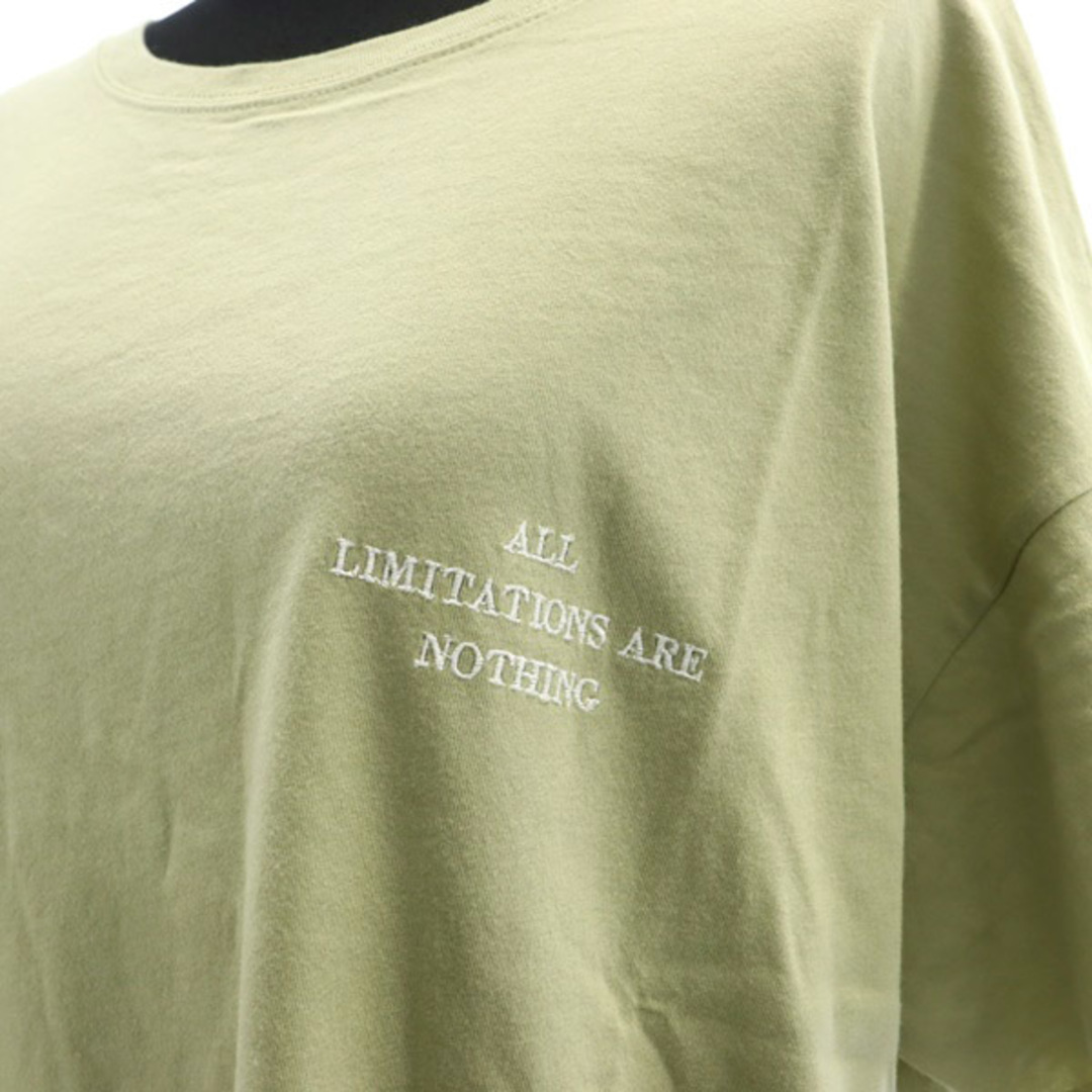 Ungrid(アングリッド)のアングリッド バックエンブロイダリールーズTee Tシャツ 半袖 クルーネック レディースのトップス(Tシャツ(半袖/袖なし))の商品写真