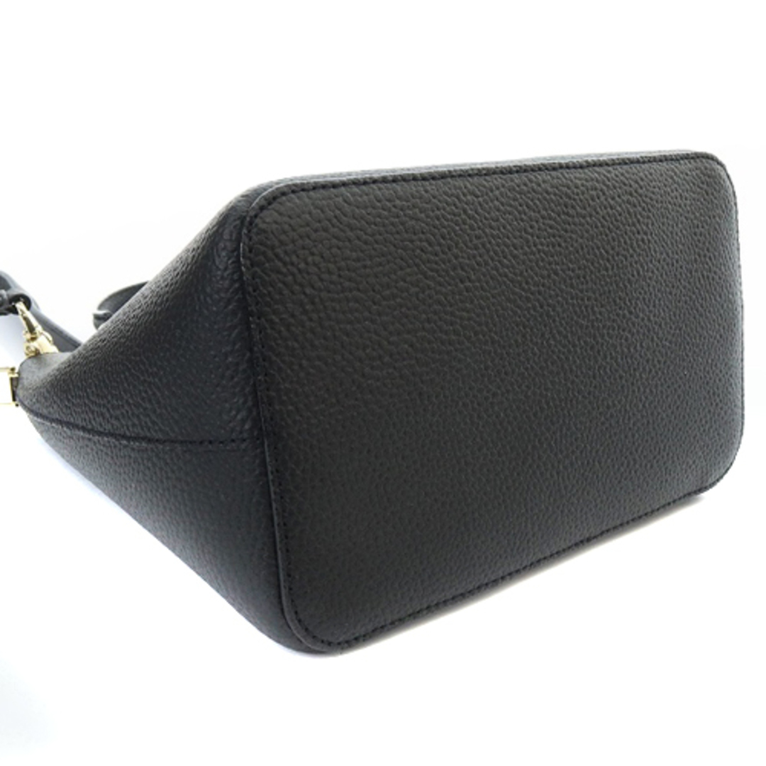 ケイトスペード レオナルド ハンドバッグ ショルダーバッグ ロゴ 黒 レディースのバッグ(ショルダーバッグ)の商品写真