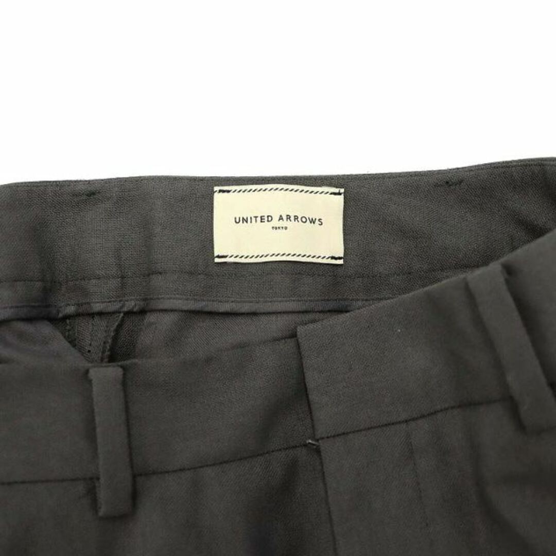 UNITED ARROWS(ユナイテッドアローズ)のユナイテッドアローズ 22SS P/C ドビー スリムパンンツ チャコールグレー レディースのパンツ(その他)の商品写真