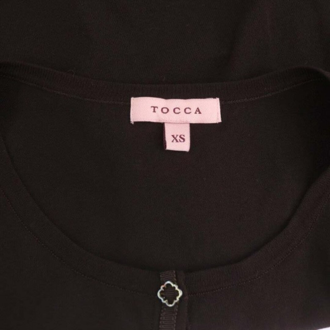 TOCCA(トッカ)のトッカ TOCCA CLOVER カーディガン 長袖 XS 茶 ブラウン レディースのトップス(カーディガン)の商品写真