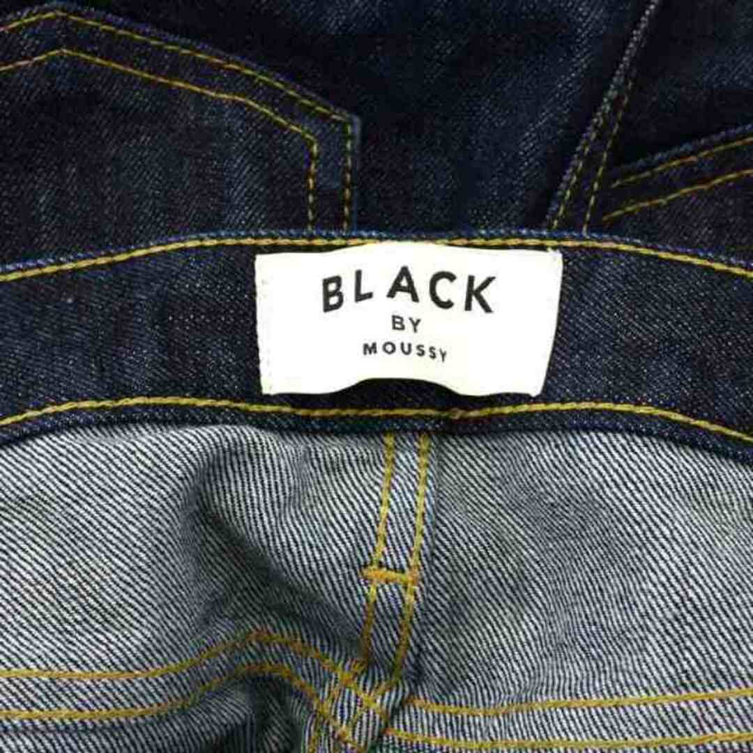 BLACK by moussy(ブラックバイマウジー)のブラック バイ マウジー デニムパンツ ジーンズ ボタンフライ コットン 23 レディースのパンツ(デニム/ジーンズ)の商品写真