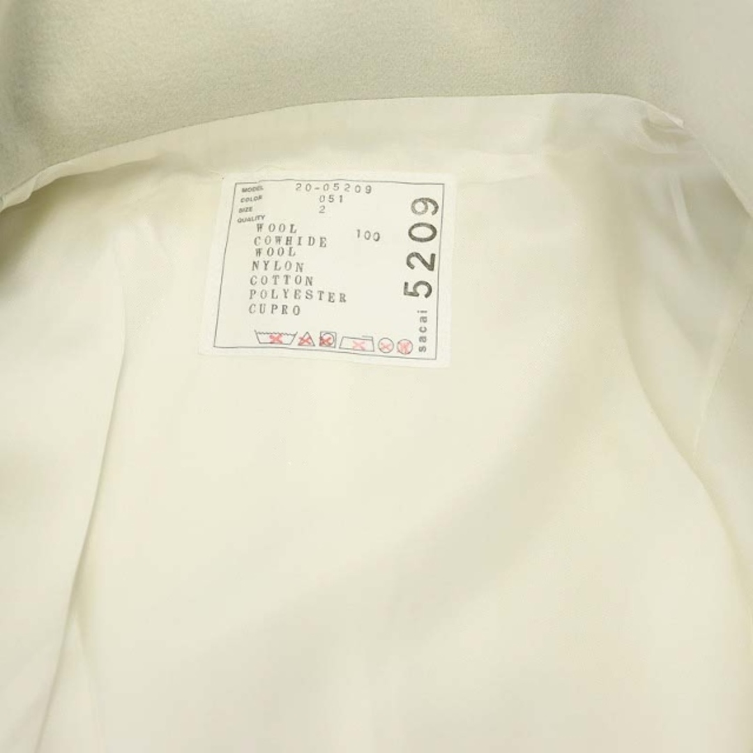 sacai(サカイ)のサカイ ドッキング スタンドカラースタジアムジャケット  20-05209 レディースのジャケット/アウター(スタジャン)の商品写真