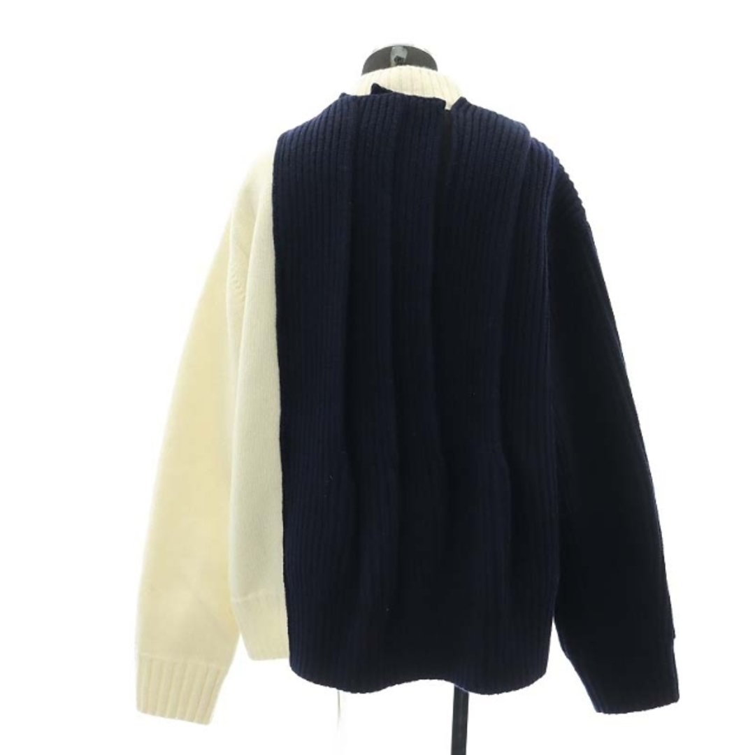 sacai(サカイ)のサカイ Wool Knit Blouson ニットブルゾン 紺 23-06959 レディースのジャケット/アウター(ブルゾン)の商品写真