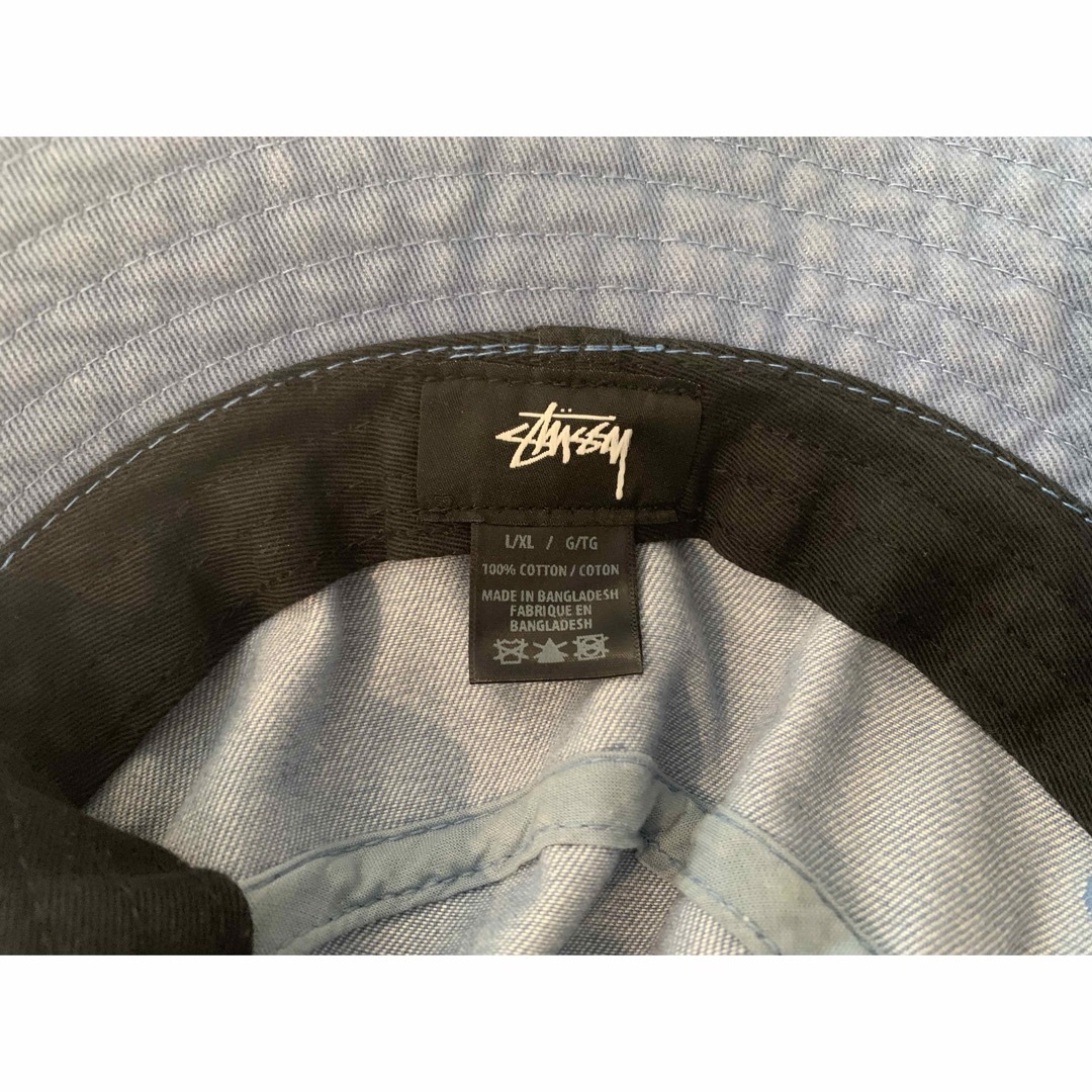 STUSSY(ステューシー)のステューシー　デニム　バケットハット レディースの帽子(ハット)の商品写真