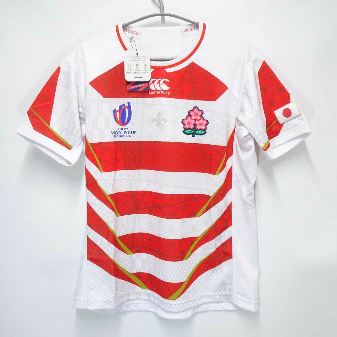 CANTERBURY(カンタベリー)の【未使用】カンタベリー RWC2023 ラグビー 日本代表 ホーム ジャージ ユニフォーム M RG33980WC CANTERBURY ワールドカップ スポーツ/アウトドアのスポーツ/アウトドア その他(ラグビー)の商品写真