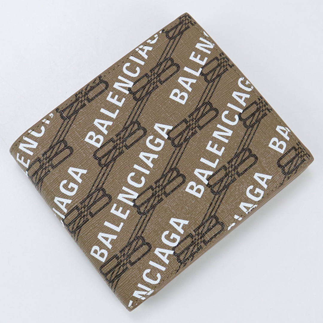 Balenciaga(バレンシアガ)のバレンシアガ スクエア フォールド コインウォレット シグネチャー 594315 二折財布小銭入付き レディースのファッション小物(財布)の商品写真