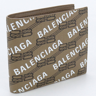 バレンシアガ(Balenciaga)のバレンシアガ スクエア フォールド コインウォレット シグネチャー 594315 二折財布小銭入付き(財布)