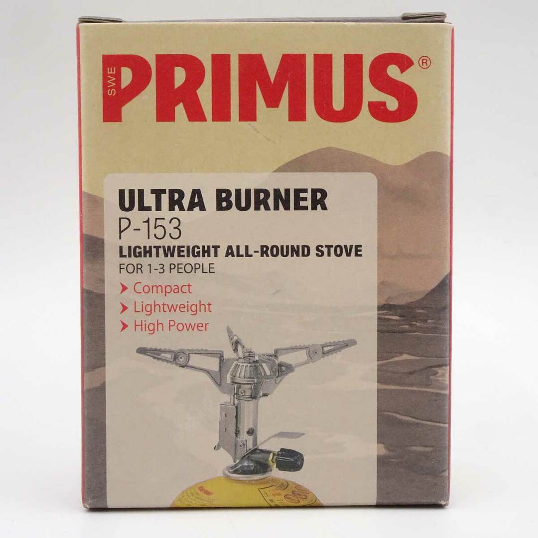 PRIMUS(プリムス)の【未使用】プリムス ウルトラバーナー シングルバーナー カートリッジガスコンロ(直結型) P-153 PRIMUS アウトドア キャンプ スポーツ/アウトドアのアウトドア(ストーブ/コンロ)の商品写真