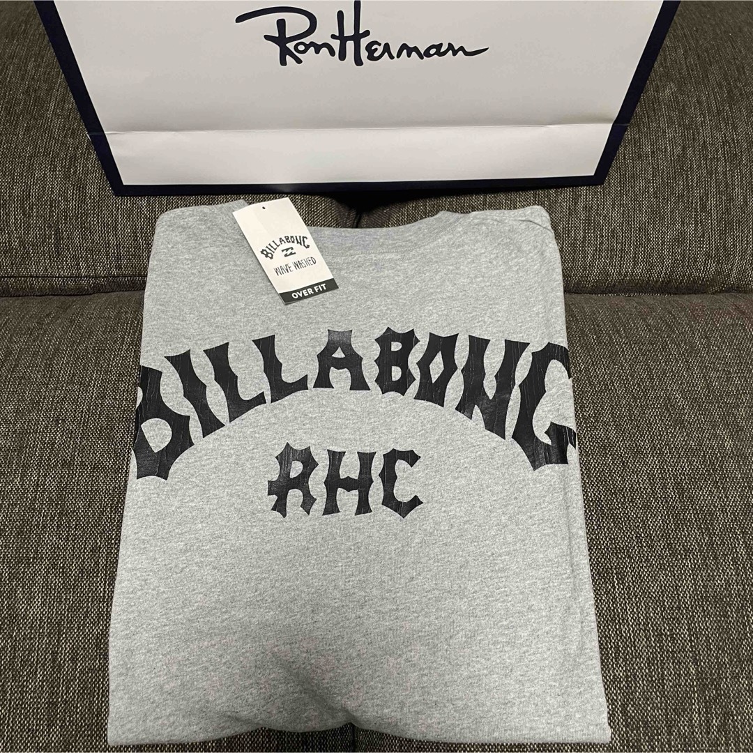 Ron Herman(ロンハーマン)のRHC × BILLABONG Logo Tee【XL】Tシャツ グレー 新品 メンズのトップス(Tシャツ/カットソー(半袖/袖なし))の商品写真