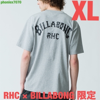 ロンハーマン(Ron Herman)のRHC × BILLABONG Logo Tee【XL】Tシャツ グレー 新品(Tシャツ/カットソー(半袖/袖なし))