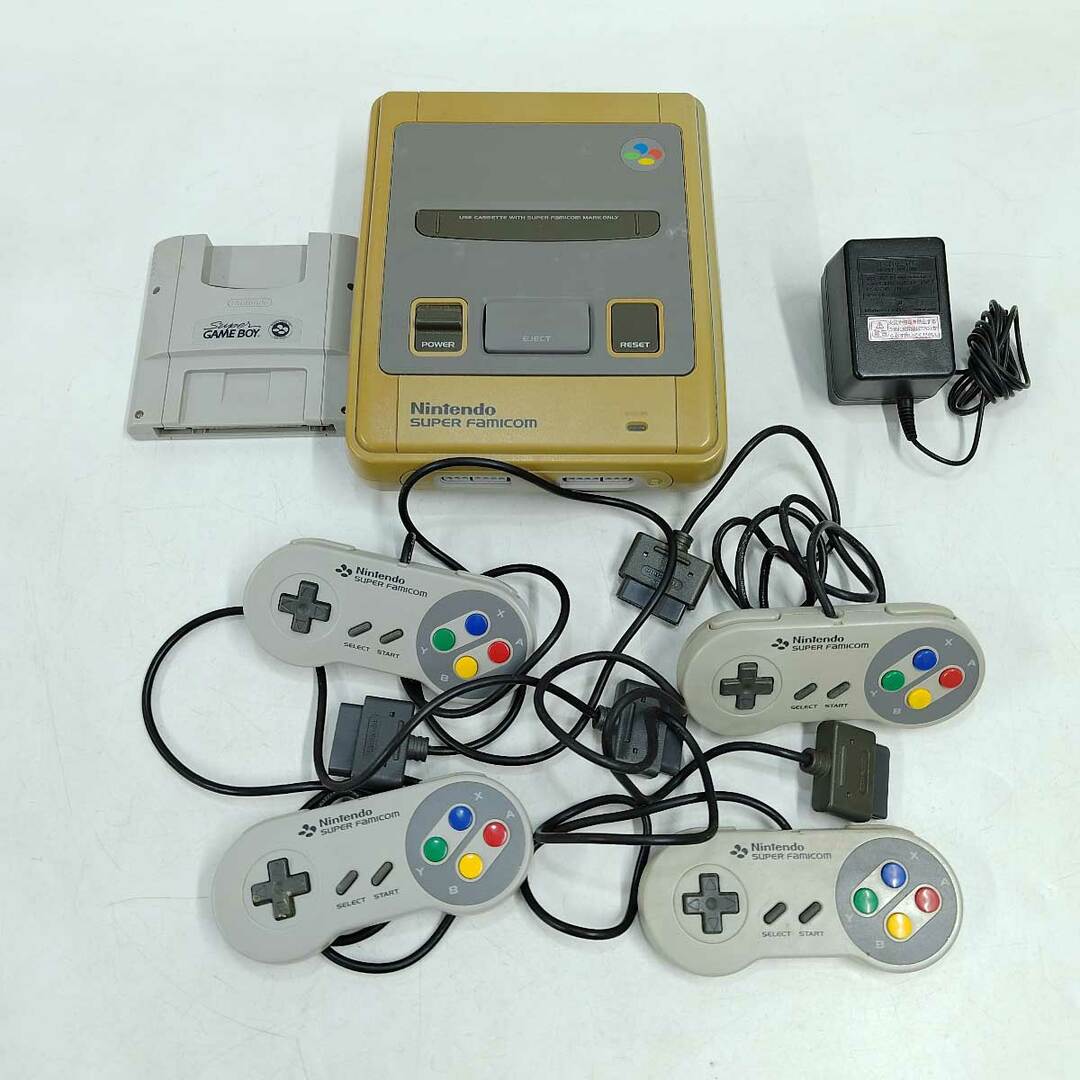 任天堂(ニンテンドウ)の[ジャンク] 任天堂 スーパーファミコン スーファミ スーパーゲームボーイ セット SHVC-001 Nintendo エンタメ/ホビーのゲームソフト/ゲーム機本体(その他)の商品写真