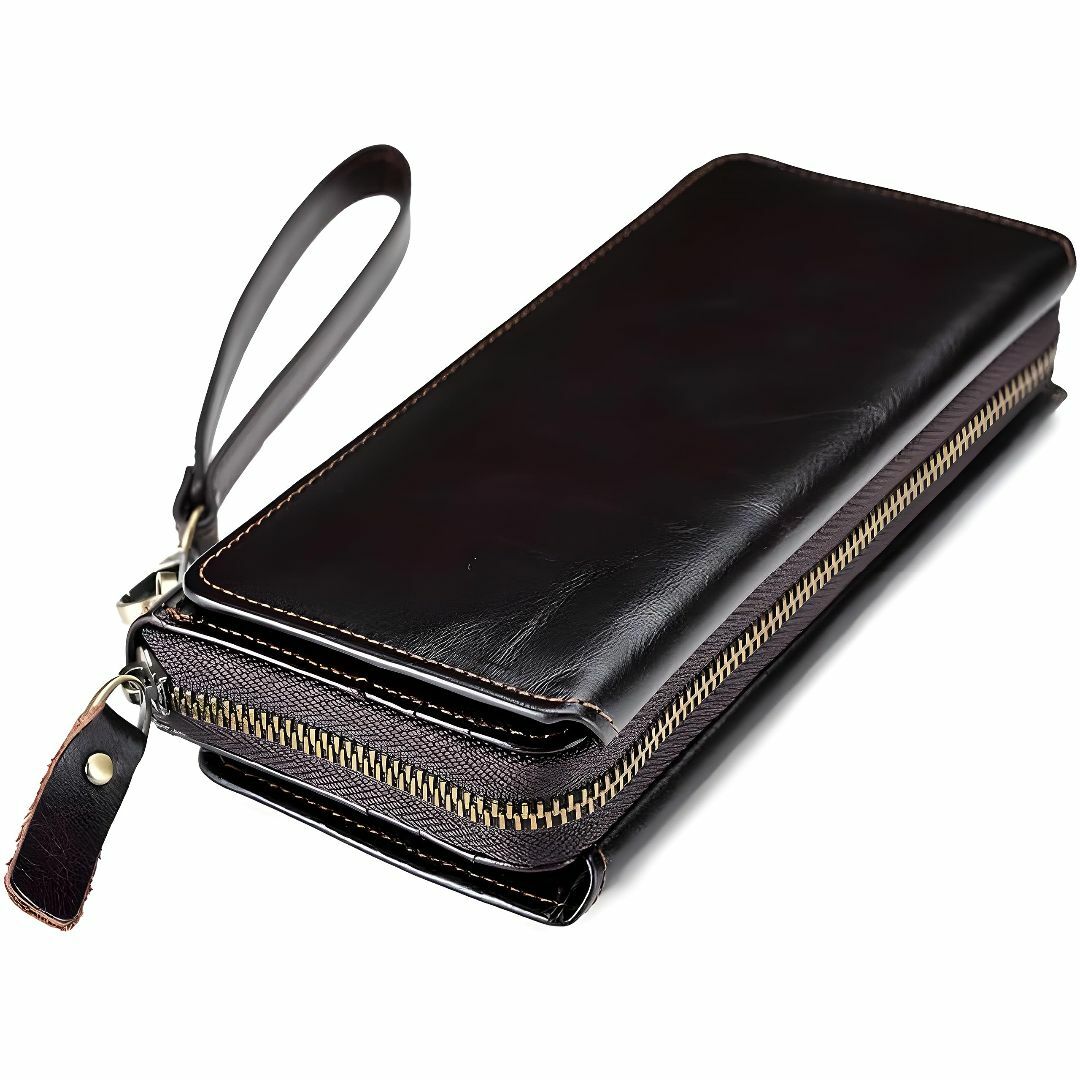 [ivanshi] 財布 メンズ 本革レザー 長財布 本革 大容量 一流の財布職 メンズのバッグ(その他)の商品写真