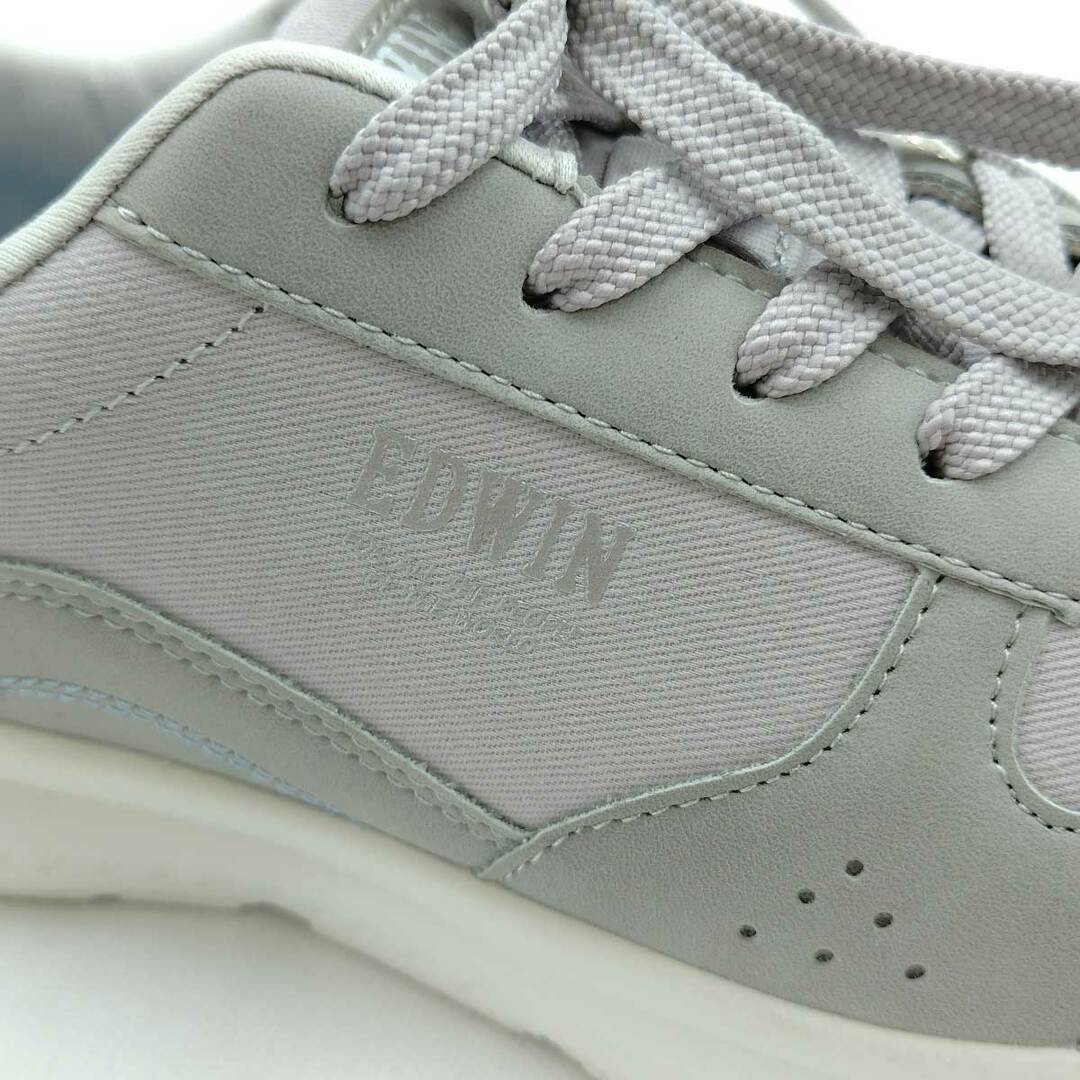 EDWIN(エドウィン)のエドウィン ウォーキングシューズ サイドファスナー カジュアル スニーカー グレー EDW-4343 レディース EDWIN レディースの靴/シューズ(その他)の商品写真