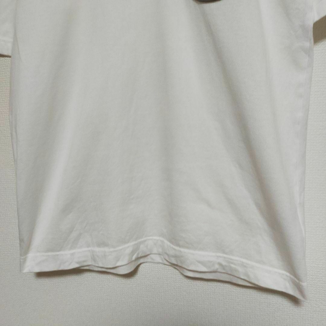 Mitsumine(ミツミネ)のミツミネ 胸ポケット チェック 白 Tシャツ L メンズ レディース シンプル メンズのトップス(Tシャツ/カットソー(半袖/袖なし))の商品写真