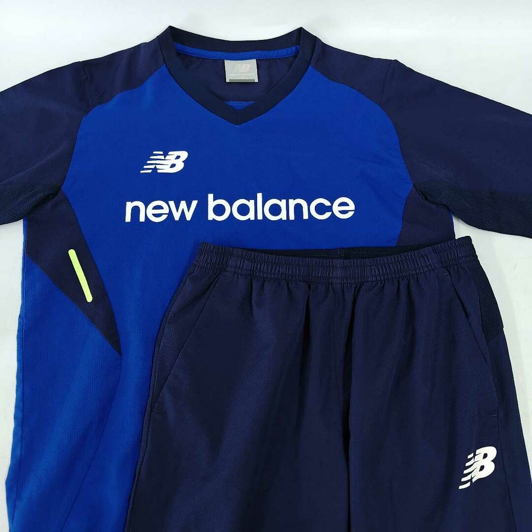 New Balance(ニューバランス)の[上下セット] ニューバランス 長袖 撥水 ピステ ジャケット パンツ S ユニセックス NEW BALANCE フットサル サッカーウェア スポーツ/アウトドアのサッカー/フットサル(ウェア)の商品写真