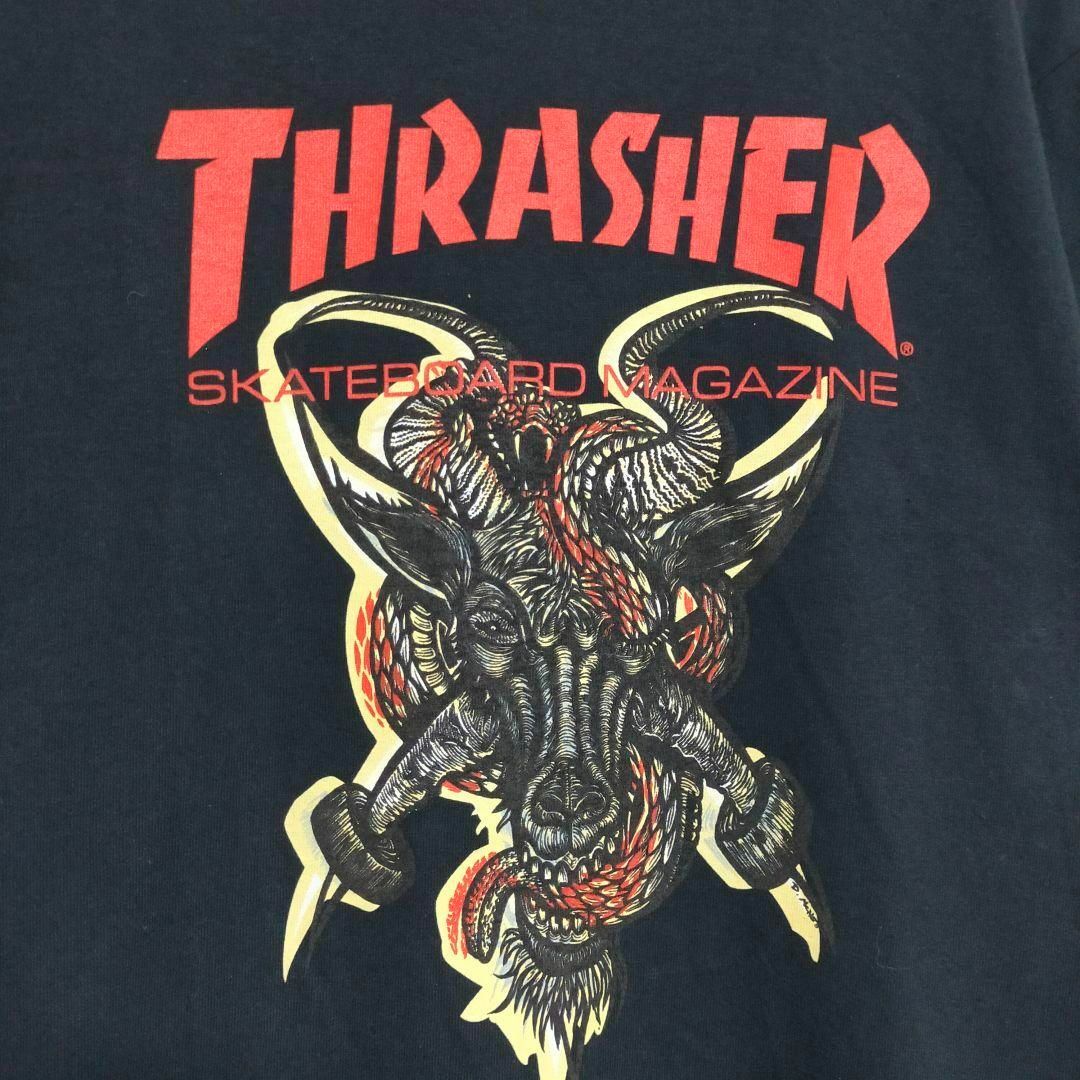 THRASHER(スラッシャー)の【未使用タグ付き】 スラッシャー 悪魔 デーモン  バフォメット 黒 メンズ S メンズのトップス(Tシャツ/カットソー(半袖/袖なし))の商品写真