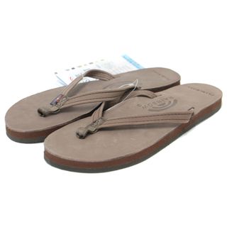 RAINBOW SANDALS レインボー サンダルズ FRAMeWORK フレームワーク 別注サンダル フラット ビーチサンダル レザー 牛革 22春夏 ブラウン M(23.5～24.5) ブランド カジュアル【レディース】(ビーチサンダル)