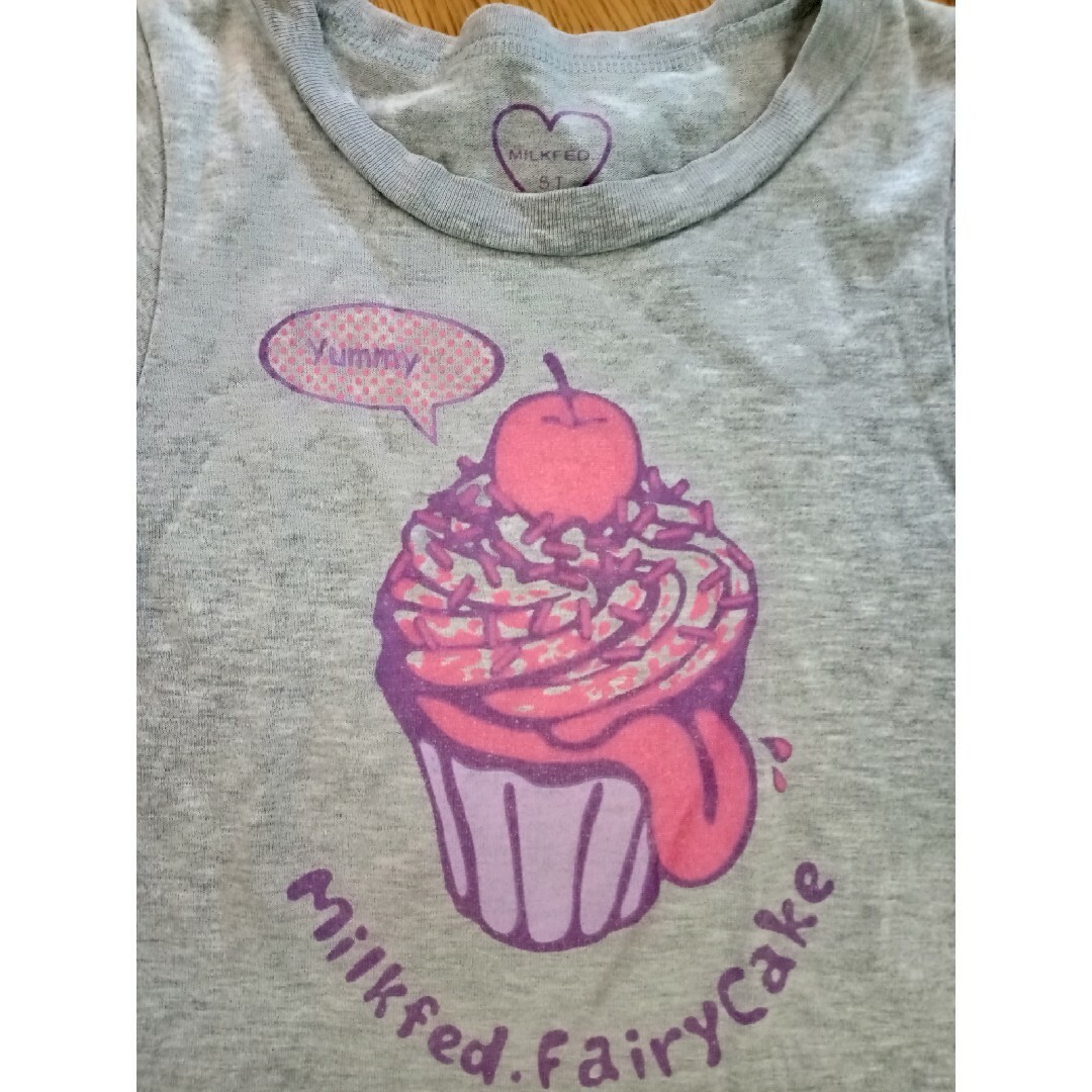 MILKFED.(ミルクフェド)のミルクフェド キッズ カップケーキ Tシャツ 5T キッズ/ベビー/マタニティのキッズ服女の子用(90cm~)(Tシャツ/カットソー)の商品写真