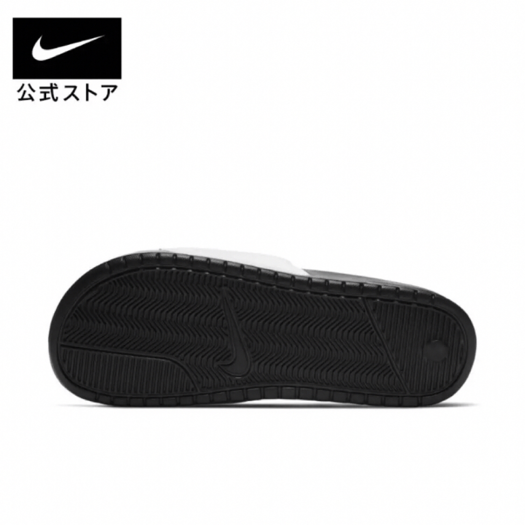 NIKE(ナイキ)のNIKE ナイキ ベナッシ JDI サンダル 24センチ 新品 タグ付き　白 レディースの靴/シューズ(サンダル)の商品写真