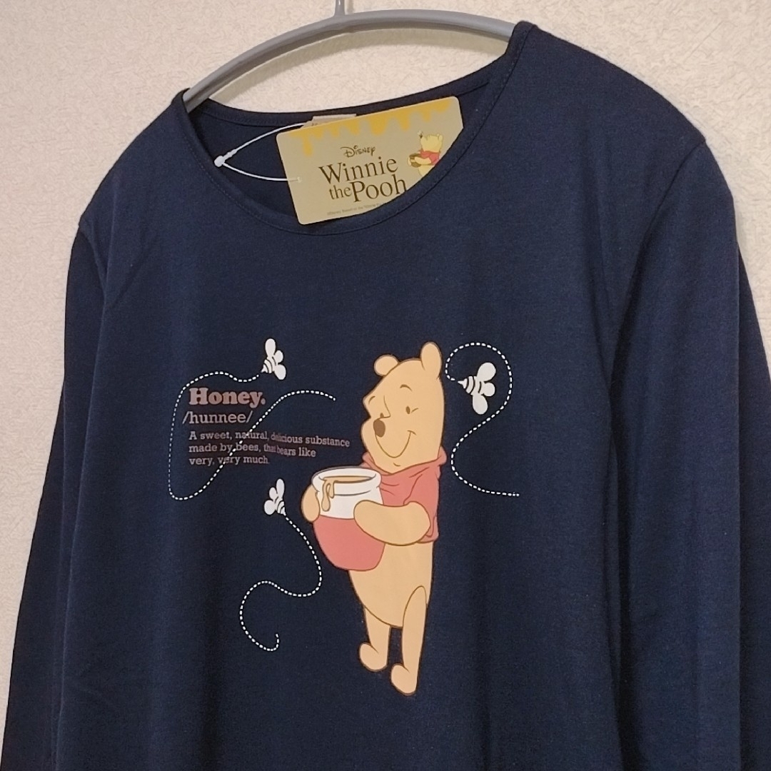 Disney(ディズニー)の【カリーナ様専用】ディズニー くまのプーさん 長袖 Tシャツ エンタメ/ホビーのおもちゃ/ぬいぐるみ(キャラクターグッズ)の商品写真