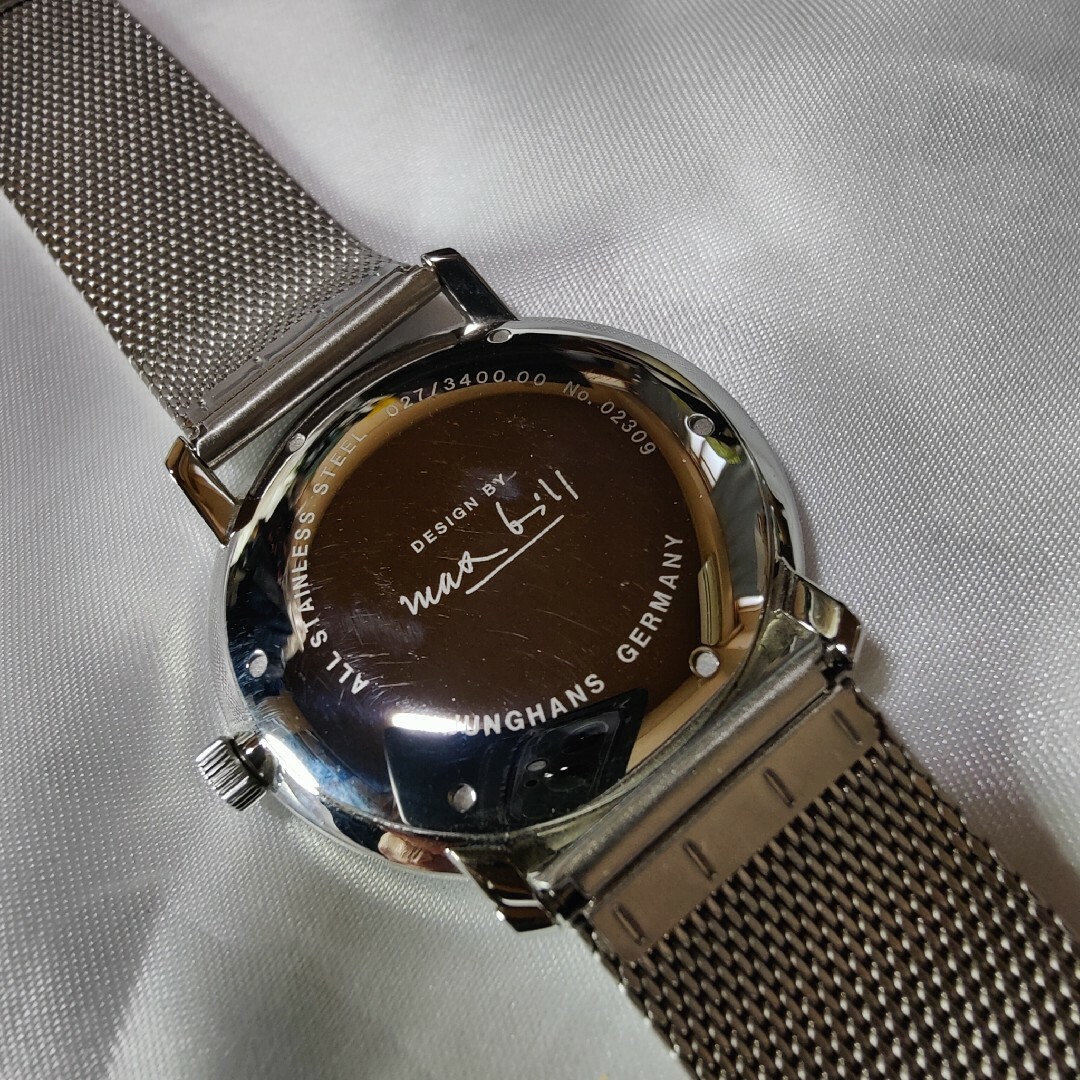 JUNGHANS(ユンハンス)のユンハンス　JUNGHANS　マックスビル　Max Bill　メンズ　自動巻 メンズの時計(腕時計(アナログ))の商品写真