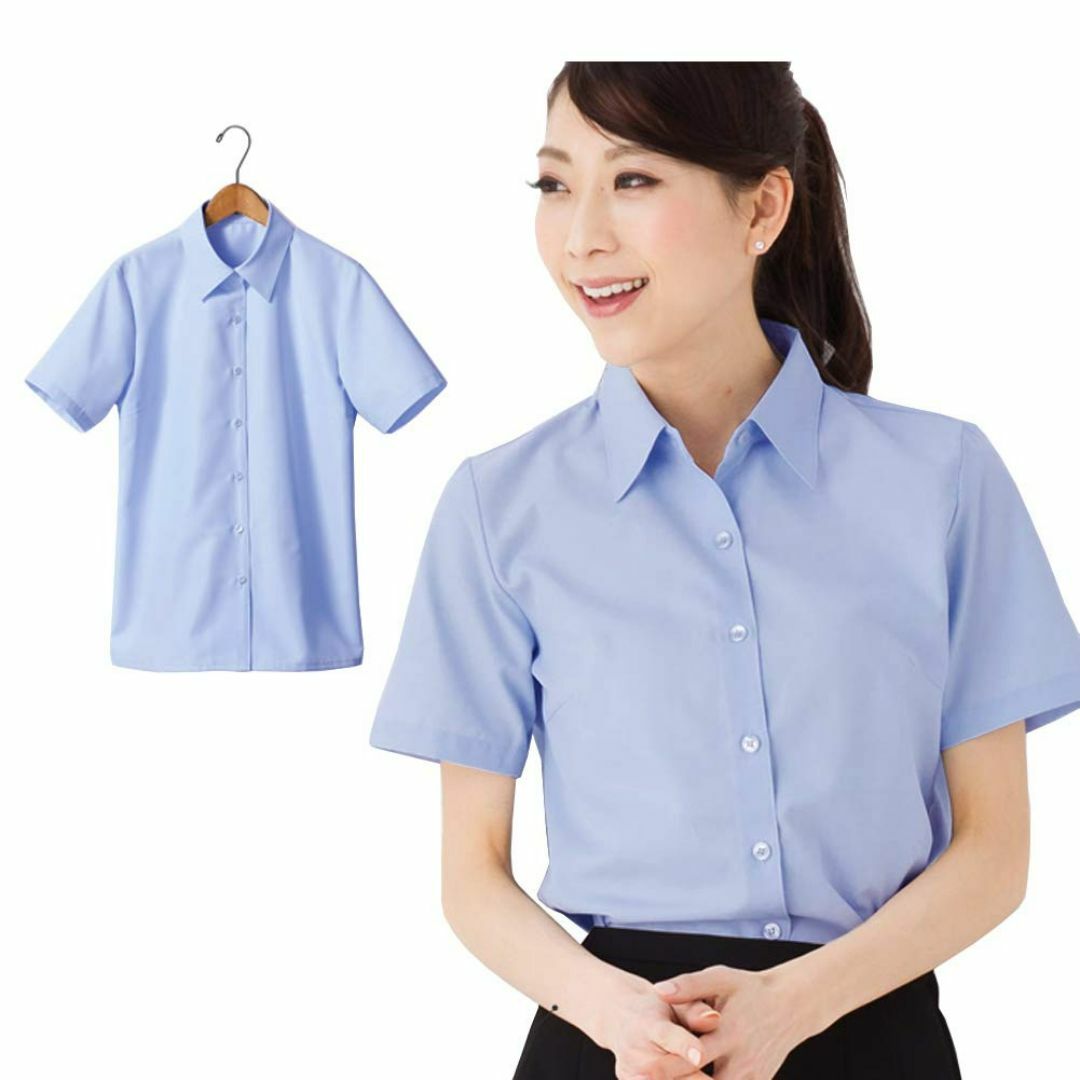 [qxEMMLIA] 事務服 ブラウス シャツ レディース ワイシャツ 春 夏  レディースのファッション小物(その他)の商品写真