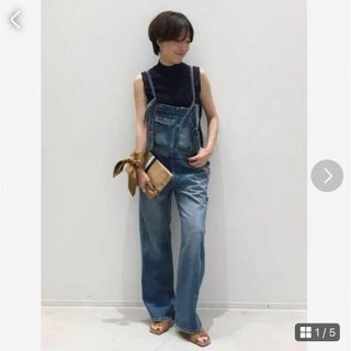 アパルトモンドゥーズィエムクラス(L'Appartement DEUXIEME CLASSE)のアパルトモン　Silk CTN N/S TOP ネイビー(カットソー(半袖/袖なし))