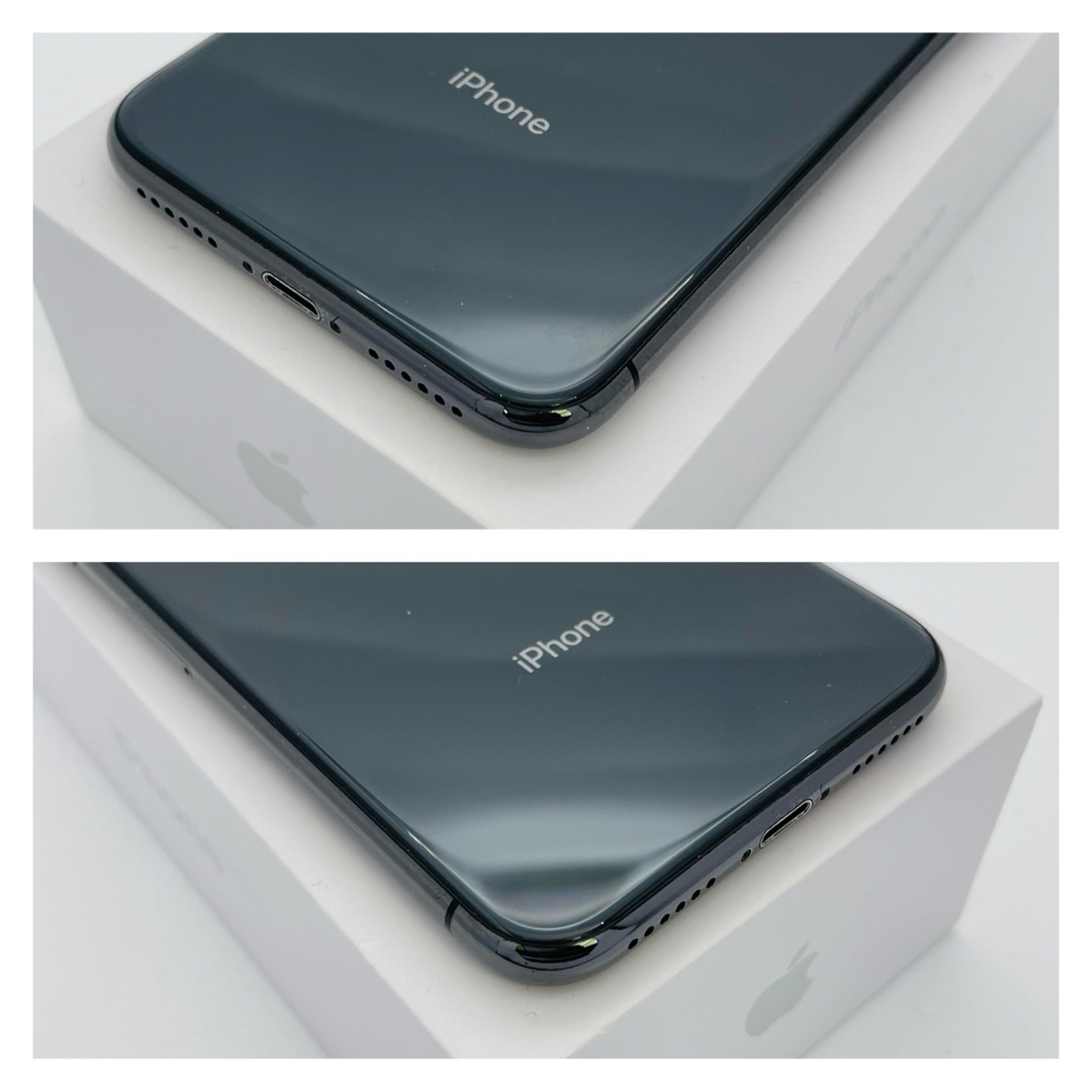 Apple(アップル)の100% iPhone X Space Gray 64 GB SIMフリー スマホ/家電/カメラのスマートフォン/携帯電話(スマートフォン本体)の商品写真