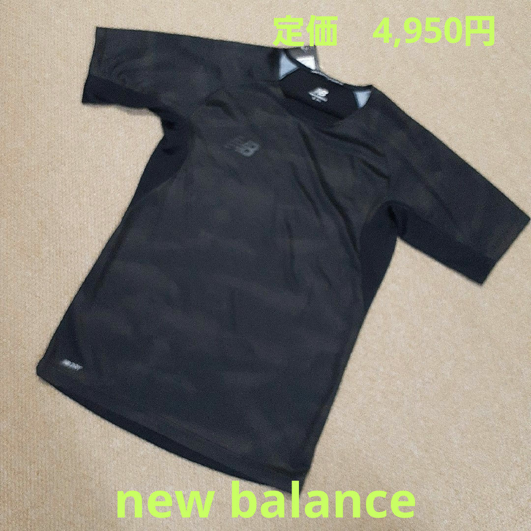 New Balance(ニューバランス)の新品　ニューバランスフットボール　トレーニングマッチシャツ　半袖シャツ スポーツ/アウトドアのサッカー/フットサル(ウェア)の商品写真