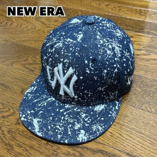 NEW ERA ベースボールキャップ 9FIFTY ヤンキース デニム ペイント