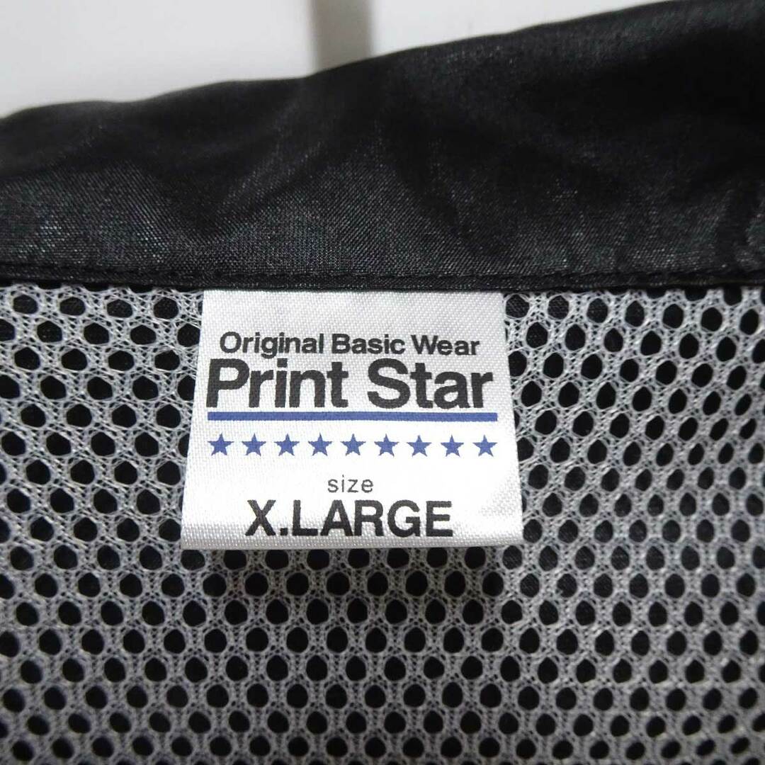 Print Star ラグビー ニュージーランド ワイタマタ WAITEMATA 草ヶ江ヤングラガーズ ナイロン ジャケット XL ブラック メンズ スポーツ/アウトドアのスポーツ/アウトドア その他(ラグビー)の商品写真